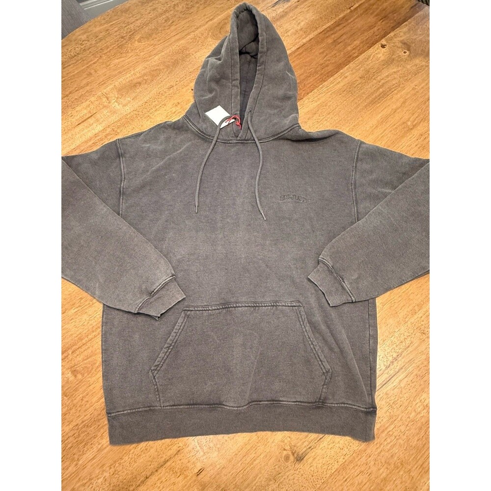NWT BDG Jeans Oversized Hooded Sweatshirt Small Dark Gray Skate Urban Outfitters